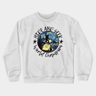 Hide and Seek World Champion The Starry Night Crewneck Sweatshirt